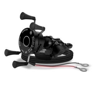 Avizar, Motorradhalterung Qi-ladegerät Handy Unisex Schwarz, 