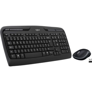 Logitech, Logitech MK330 Tastatur und Maus Set (Deutsche Ausführung), Logitech MK330 Funk Tastatur, Maus-Set Deutsch, QWERTZ Schwarz