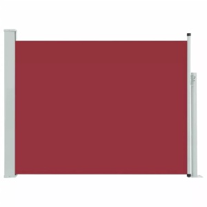 vidaXL, vidaXL Seitenmarkise Ausziehbar 140x500 cm Rot, vidaXL Seitenmarkise Ausziehbar 140x500 cm Rot