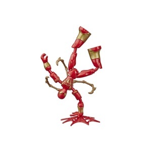 Hasbro, Hasbro E89725X2 - Marvel Spider Man, Bend and Flex, Iron Spider Figur, 15 cm große biegbare Figur, enthält Effekt-Accessoires, MARVEL Spielfigur »Bend And Flex«