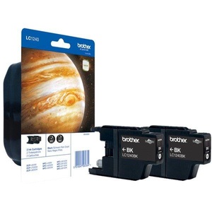 Brother, Brother Tinte LC-1240BK Original 2er-Pack Schwarz LC1240BKBP2DR, Brother Druckerpatrone LC-1240BK Original 2er-Pack Schwarz LC1240BKBP2DR