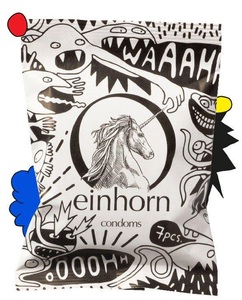einhorn condoms, Sperm Monsters, einhorn condoms - Sperm Monsters, 7 Stück