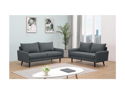 Vente-unique, Couchgarnitur 3+2 HALIA Stoff Couchgarnitur 3+2 HALIA Stoff, 