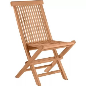 Mobilia, Mobilia - Garten2er-Set Stühle, Teak - natur, Garten Klappstuhl Teak (2er-Set)