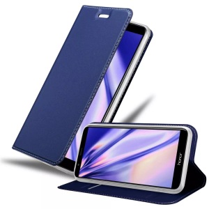 Cadorabo, Hülle für Honor 7X Magnetverschluss, Kartenfach, Cadorabo - Hülle für Honor 7X Magnetverschluss, Kartenfach, Dunkelblau