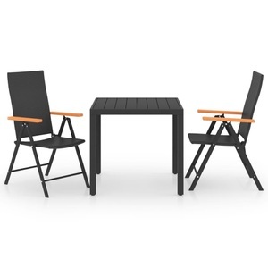 vidaXL, Garten essgruppe poly-rattan Garten essgruppe poly-rattan