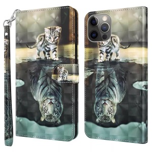 Cover-Discount, iPhone 15 Plus - Etui Glitzer Effekt Katze, Cover-Discount - iPhone 15 Plus Etui Glitzer Effekt, Weiss