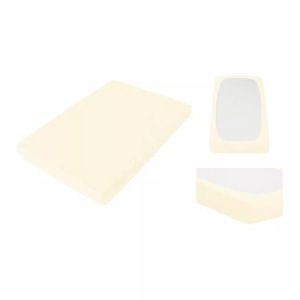 Living Home, Topper Elastic Jersey Fixleintuch Topper Topper Elastic Jersey Fixleintuch Topper, Jersey Vanille