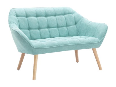 Vente-unique, Sofa 2Sitzer Stoff Hellgrün CASERTA Sofa 2Sitzer Stoff Hellgrün CASERTA, Vente-unique - Sofa 2Sitzer Stoff Hellgrün CASERTA, One Size