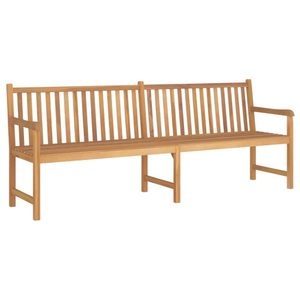vidaXL, vidaXL Gartenbank 228 cm Massivholz Teak, vidaXL Gartenbank 228 cm Massivholz Teak