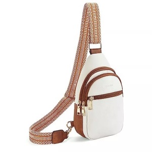 Only-bags.store, Sling Rucksack Umhängetasche Kleine Crossbody Tasche Kunstleder Sling Tasche Damen Multicolor, Only-bags.store - Sling Rucksack Umhängetasche Kleine Crossbody Tasche Kunstleder Tasche, für Damen, Offwhite