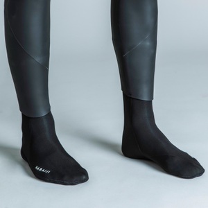 NABAIJI, Neoprensocken Schwimmen Herren Schwarz 43, NABAIJI - Neoprensocken FOOT SWIM, für Herren, Schwarz Leicht, Größe 43-44