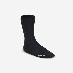 NABAIJI, Neoprensocken Schwimmen Herren Schwarz 43, NABAIJI - Neoprensocken FOOT SWIM, für Herren, Schwarz Leicht, Größe 43-44