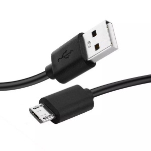 Avizar, Micro-USB / USB Ladekabel, Avizar - Micro-USB/ USB 90cm Ladekabel Schwarz, One Size