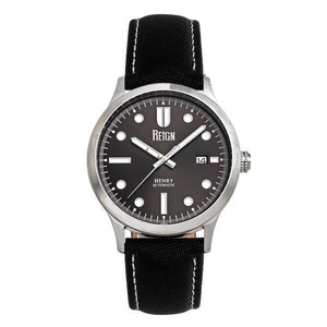 undefined, Reign - Automatik-Armbanduhr Henry - Schwarz und Silber, 