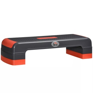 HOMCOM, HOMCOM - Aerobic-Stepper, One Size, HOMCOM - Steppbrett, One Size, Grau