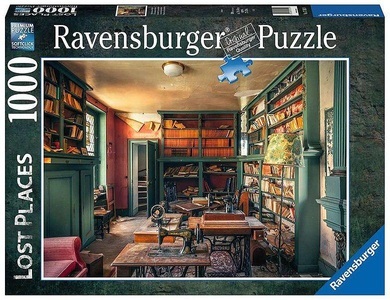 undefined, Ravensburger Puzzle - Mysterious castle library - Lost Places 1000 Teile, Ravensburger Puzzle »Puzzle Mysterious cast«, (1000 tlg.)