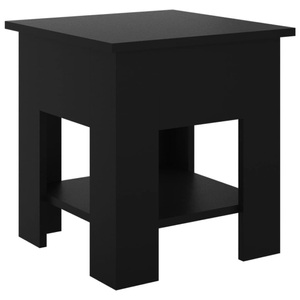 vidaXL, vidaXL Couchtisch Schwarz 40x40x42 cm Holzwerkstoff