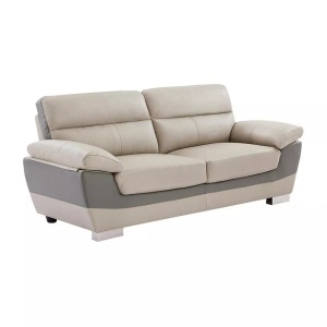 Vente-unique, Ledersofa 3Sitzer FRANCESCA Ledersofa 3Sitzer FRANCESCA, Vente-unique - Ledersofa 3Sitzer FRANCESCA, One Size, Taupe