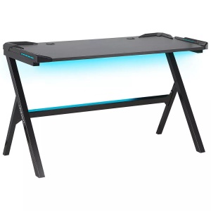 Beliani, Beliani - Gaming-Tisch aus MDF-Platte Modern DANVERS, One Size, Schwarz