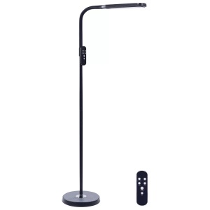 Beliani, Stehleuchte aus Kunststoff Modern ARIES Stehleuchte aus Kunststoff Modern ARIES, Beliani - LED Stehlampe aus Kunststoff Modern ARIES, One Size, Schwarz