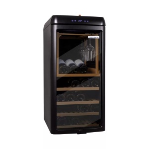 Kibernetik, Kibernetik PWK24 Weinkühlschrank schwarz rechts, Kibernetik PWK24 Weinkühlschrank schwarz rechts