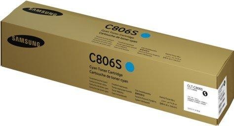 Hewlett-Packard, SA CLT-C806S CYAN TONER SAMSUNG NMS NS SUPL, Samsung CLT-C806S Original Toner Cartridge SS553A Cyan