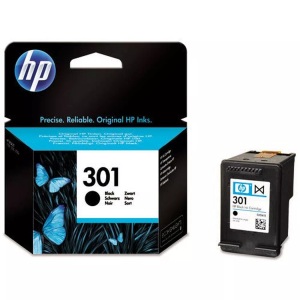 Hp, 301 Schwarz Original Druckerpatrone, - Schwarz, One Size