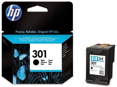 Hp, 301 Schwarz Original Druckerpatrone, - Schwarz, One Size