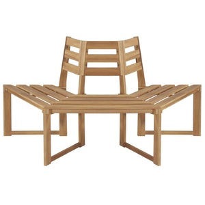 Diverse Hardware, Baumbank Halb-Hexagonal 160 cm Massivholz Akazie, vidaXL Baumbank Halb-Hexagonal 160 cm Massivholz Akazie