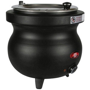 Nouvel, Nouvel 302813 Suppentopf 9.0L Black -, Nouvel elektronischer Suppentopf Schwarz