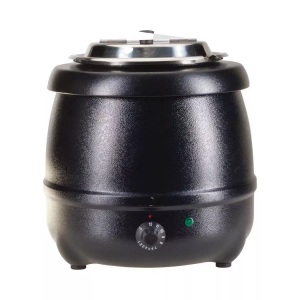 Nouvel, Nouvel 302813 Suppentopf 9.0L Black -, Nouvel elektronischer Suppentopf Schwarz