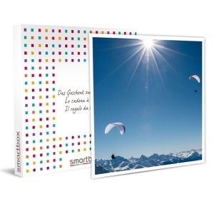 SMARTBOX, 25 Min. Gleitschirmflug Und Fondue In Einem Restaurant Auf Dem Jakobshorngipfel - Geschenkbox Unisex, Gleitschirmfliegen und Fondue für 2 auf dem Jakobshorn