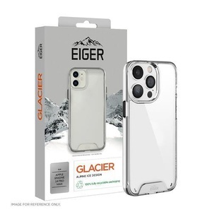 EIGER, Eiger - iPhone 14 Pro Max Glacier Case Hybrid Schutzhülle (EGCA00392) - Transparent, Eiger iPhone 14 Pro Max Hard-Cover Glacier (EGCA00392)