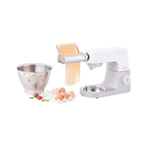 Kenwood, Kenwood Kax981Me + Kat001Me - Fettuccine Schneideinsatz + Adapter für Niedertourenanschluss (Silber), Kenwood Pasta Vorsatz KAX981ME Tagliatelle Zubehör