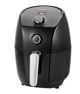 AEG Bomann, Bomann - Friteuse mit Heissluft - 15 L - 900 W - schwarz, Bomann - Heissluft-Fritteuse 1,5 l FR 6001 H CB, Schwarz