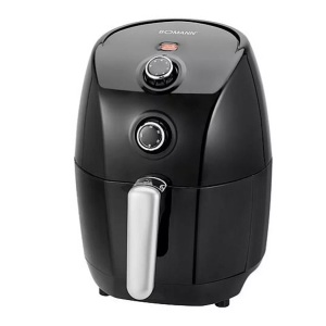 AEG Bomann, Bomann - Friteuse mit Heissluft - 15 L - 900 W - schwarz, Bomann - Heissluft-Fritteuse 1,5 l FR 6001 H CB, Schwarz