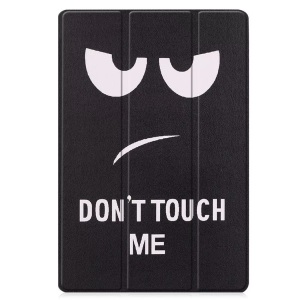 Cover-Discount, Galaxy Tab S7+ / FE (12.4) - Tri-fold Smart Case Don't Touch, Cover-Discount - Galaxy Tab S8+ / S7+ FE (12.4) Tri-fold Smart Case, Schwarz, 12