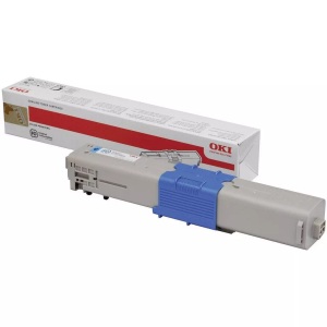 OKI, Original Tonerpatrone cyan OKI 44973535, Oki Toner, blau, 44973535, (1'500 Seiten)