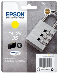 Epson, Original Tintenpatrone yellow Epson No. 35, T358440, Epson Tintenpatrone, gelb, T358440, (650 Seiten)