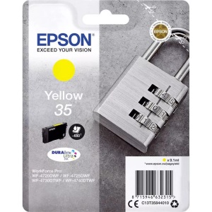 Epson, Original Tintenpatrone yellow Epson No. 35, T358440, Epson Tintenpatrone, gelb, T358440, (650 Seiten)