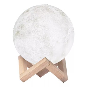 InnovaGoods, InnovaGoods - LED-Lampe Moondy - Weiss, InnovaGoods - LED-Mondlampe, 80cm, Weiss