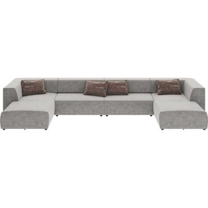Kare Design, Wohnlandschaft Infinity Malibu grau 434, Wohnlandschaft Infinity Malibu grau 434