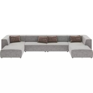 Kare Design, Wohnlandschaft Infinity Malibu grau 434, Wohnlandschaft Infinity Malibu grau 434