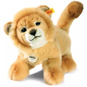 Steiff, STEIFF Kuscheltier Leo Baby Löwe 28 cm blond liegend, Steiff - Leo Baby-Schlenker-Löwe, One Size
