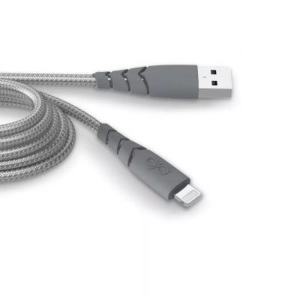 Apple, Apple - Kabel USB A/Lightning 3m 2.4A, Grau, One Size