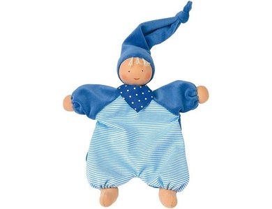 Käthe Kruse, Käthe Kruse Schmusepuppe Gugguli, blau 28 cm, 