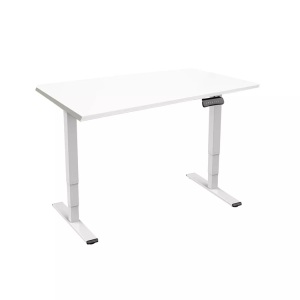 Contini, Contini höhenverstellbarer Bürotisch 1.6x0.8m weiss, Contini höhenverstellbarer Bürotisch 1.6x0.8m weiss