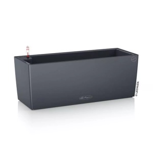 Lechuza, Lechuza Blumentopf Balconera Color 50, Lechuza Balconera Color Grau | 50 × 19 x 19 cm | 8 l