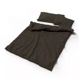 Lotus Bettwaren, Lotus Bettwaren - Bettwäsche Leinen uni, 160X240CM, Braun, Lotus Bettwaren - Bettwäsche Leinen uni, 160X240CM, Braun